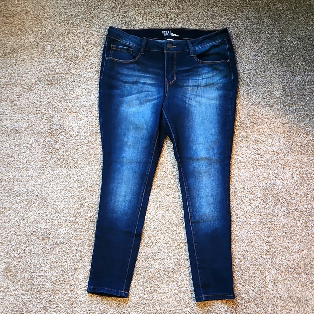 Womens Time And Tru size 16 Petite Super Skinny Jeans